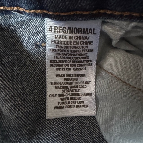 Aeropostale Skinny Jeans Dark Wash Size 4 Regular EUC - Picture 5 of 7